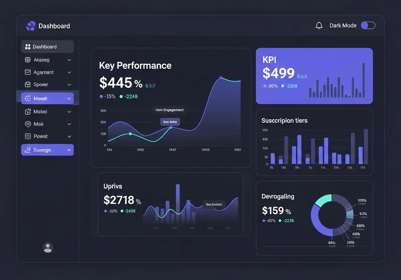 UPLYNX.AI analytics dashboard for business management